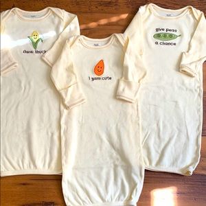 Touched By Nature Organic Sleep Gowns 0-6 Months